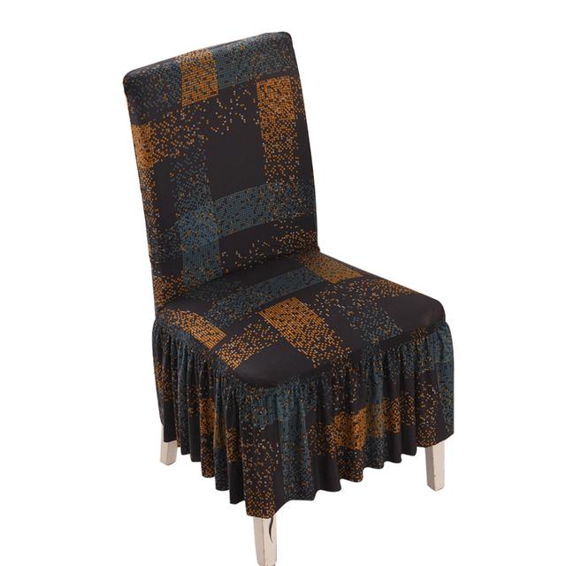 Stretch Spandex Dining Chair Cover Protectors Super Fit Banquet Event Chair Seat Slipcovers For Hotel Use And Wedding Occasion Ceremony Chair Skirt