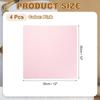 uxcell 30x30cm Extra Large Microfiber Instrument Cleaning Thick and for Cymbal for and Other Instruments 4-Pack Cloths, Soft, Cleaners, Pink, Violin,