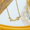 Fish Bone Pendant Necklace for Women Simple and Versatile Collarbone Chain New Style Trendy