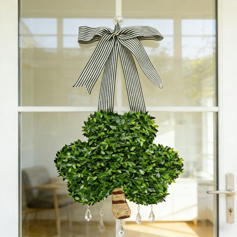 Durable Faux Clovers Metal Frame Ideal for . 's Day In Parties or Classrooms