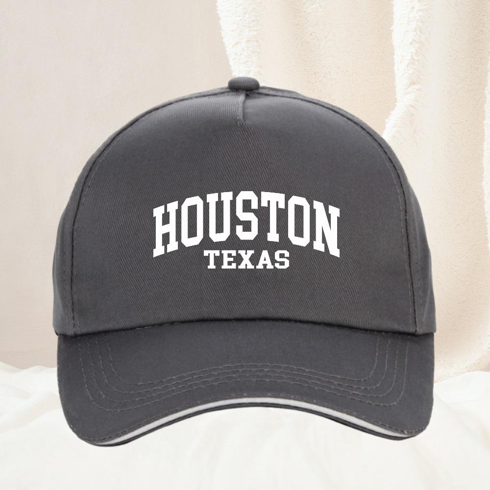Houston Texas Print baseball cap Unisex Adjustable Dad Hat Outdoor All Seasons Travel Gift Caps Hat