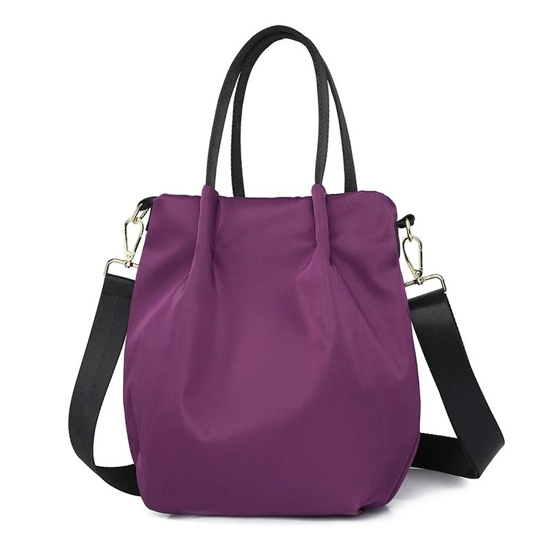 

Женские сумки из нейлона с твердым внутренним отделением на молнии большой емкости, повседневные, высокого качества