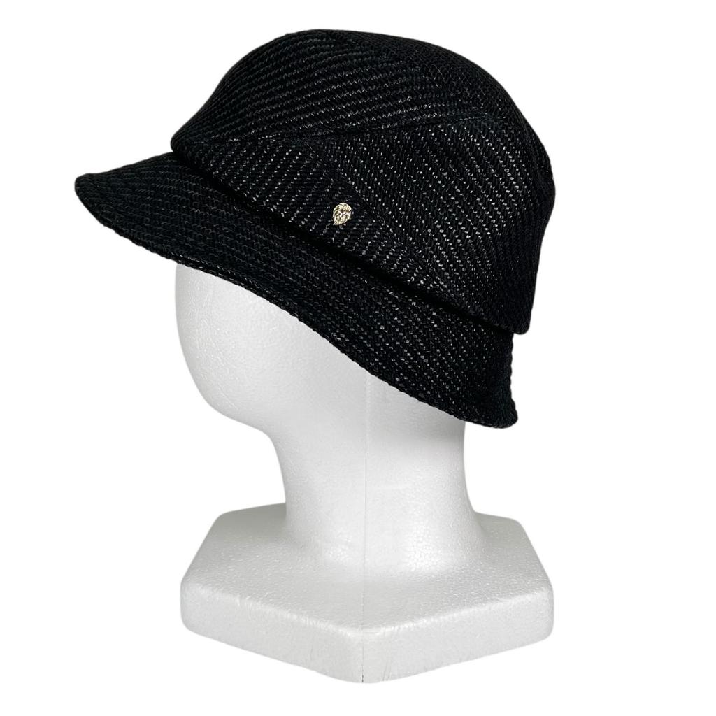 Excellent HELEN KAMINSKI Hat ABBEY Bucket Black Wool Women Used