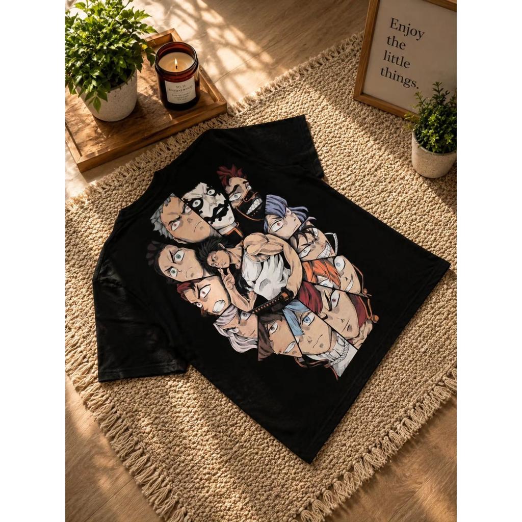 Black Clover Season 2 Graphic T-shirt DTF Printing Tee Men Women Cotton Oversized High Street Bootleg Style Short Sleeve Female Male Clothing