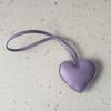 Car Keyring Heart Keychain PU Leather Bag Pendant Multi-color PU Leather Hanger  Women