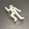 2pcs Crime Scene Pen Holder Interesting crime scene, humanoid pen holder, humanoid colorful lying pen holder