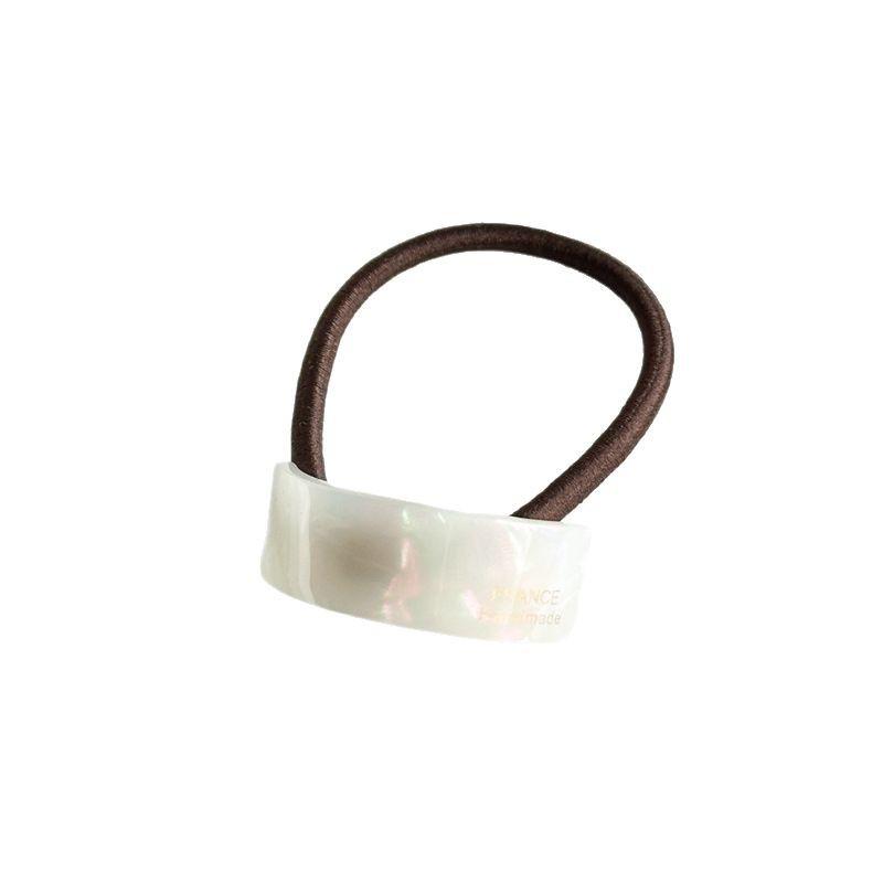 Korean Acetic Acid Hair Ropes Fashion Simple Print Elastic Scrunchies Rubber Band Girl Hair Accessories Ponytail Headwear