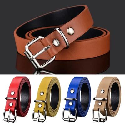 Kinderen PU Leer Riemen Jongens Meisjes Kind Tailleband Tailleband Metalen Gesp Voor Jeans Broeken Broeken Jurk Verstelbare Riem