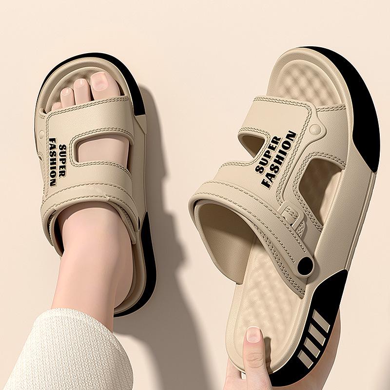 2025 Men's Summer Driving Sandals: Wear-Resistant, Soft Sole, Two-Way, Non-Slip Casual Footwear