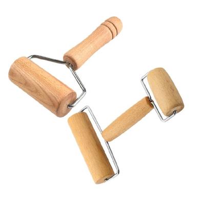 Ergonomic Wooden Rolling Pin For Baking Enthusiasts Beechwood Pastry Roller Dough Flattener Practical Kitchen Tool