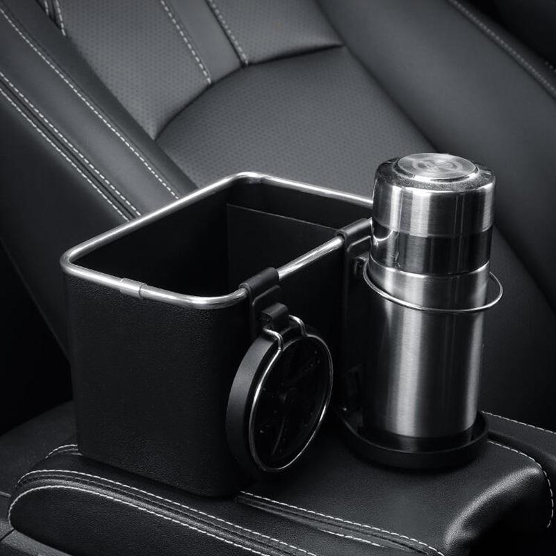 Multifunctional Car Armrest Storage Box Cars Large-capacity Finishing Accessories Mobile Phone Tissue Water Cup Beverage Holder