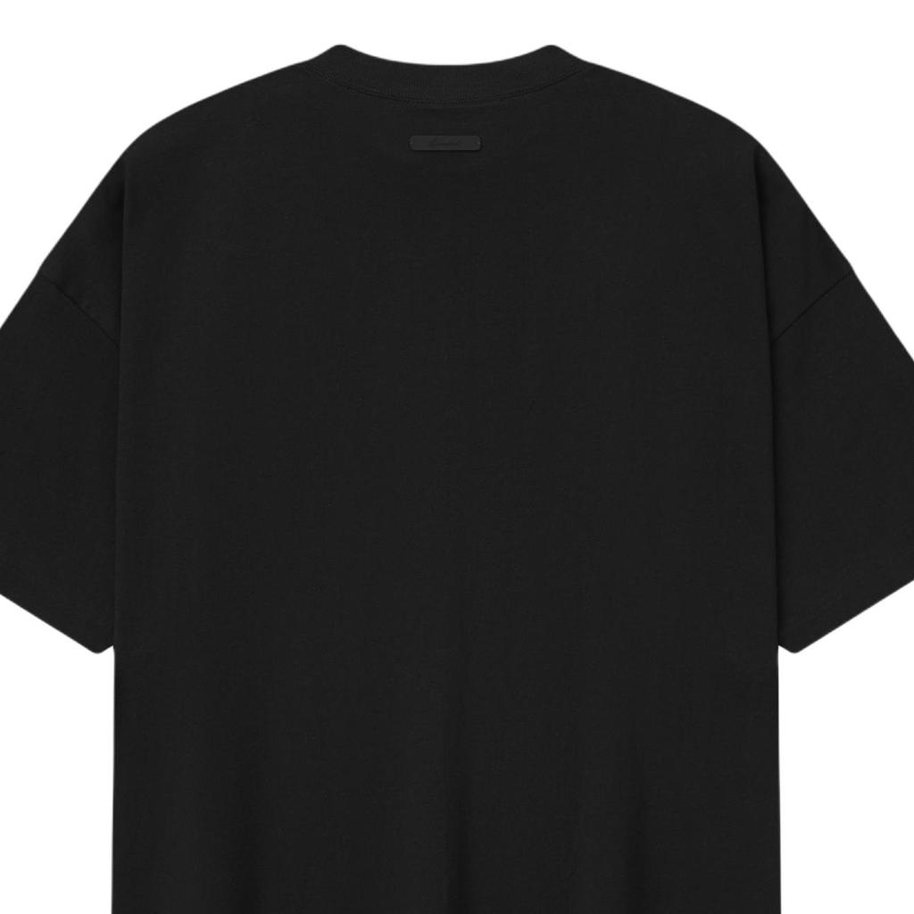 Fear of God Essentials Signature 90s Short-Sleeve Tee II Black Unisex Tops 125SP264591F