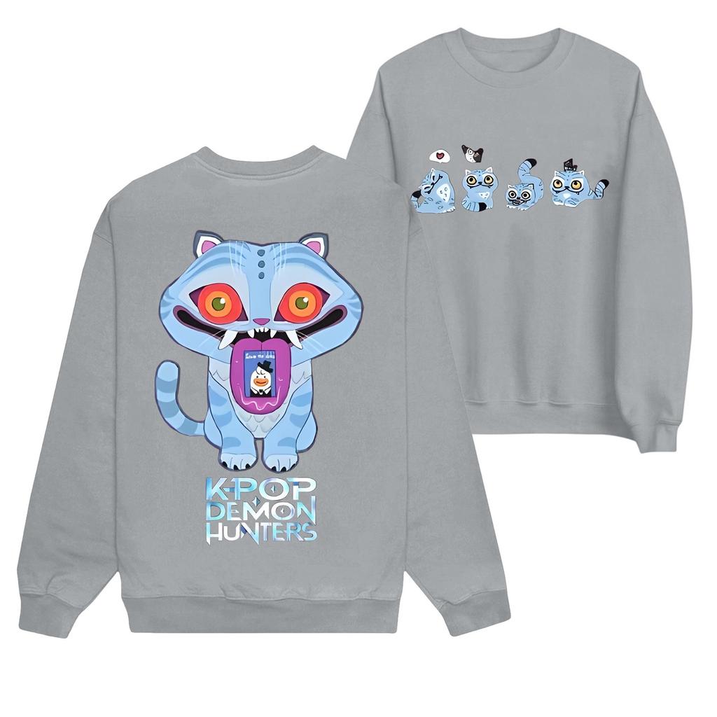 Women's Fashion Casual Print Casual Long Sleeve Round Neck Sweatshirt Top