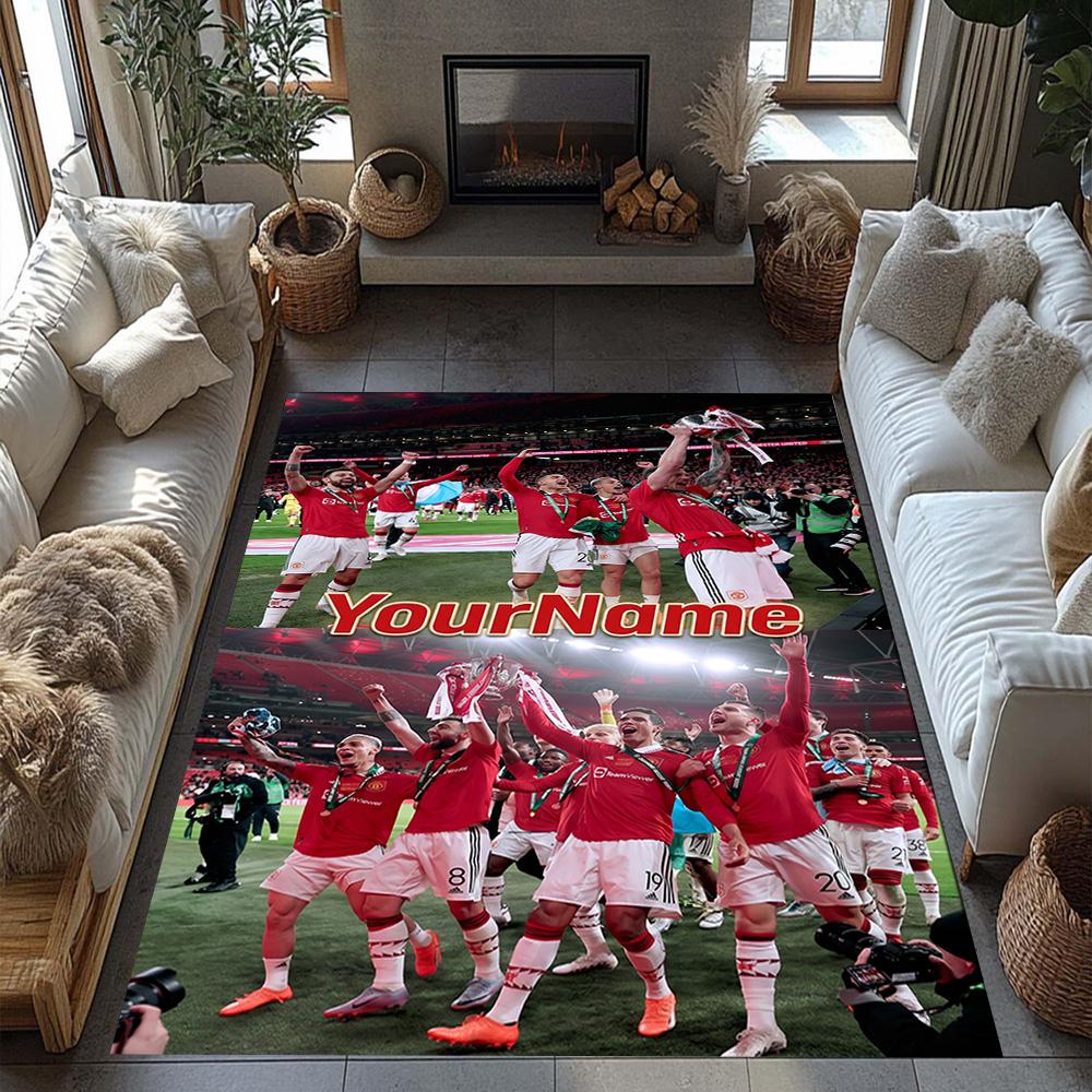Manchester Personalized Name Area Rug Suitable for Outdoor Bedrooms Entryway Decorate room Antislip Carpet Office home decor