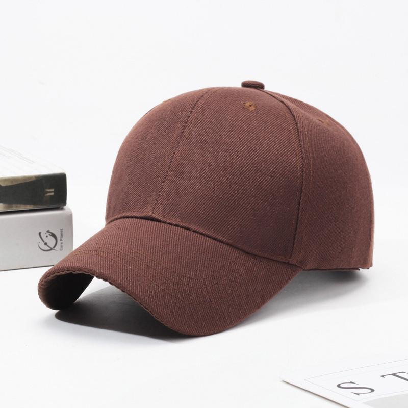 Maoqing Solid Color Duckbill Men's Sunshade Baseball Cap with Various Logos