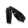 Crossbody Bag Men's Multi-Layer PU Shoulder Bag Business Chest Bag Commuter Waist Bag