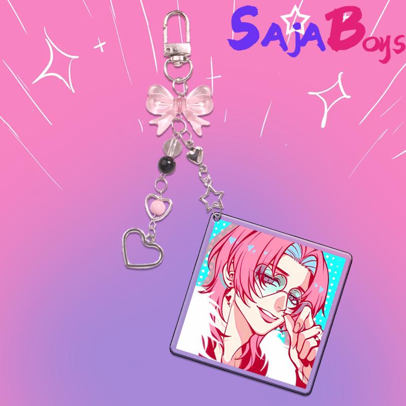 

14cm kpop for Demon Hunters Acrylic Keychain Pendant Car Key Chain Anime Stand Fans cosplay Accessories Gift