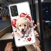 Lovely Puppy Heart Dogs Phone Case for Samsung A54 A57 A37 A17 A14 A15 A12 A24 A34 A55 A35 A25 A52S A07 A05S A04S A22 A32 A72 Ga