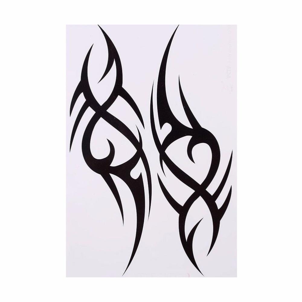 2 Pcs Stylish 3D New Man's Half Sleeve Arm Temporary Totem Tattoo Stickers Body Art Tatoo