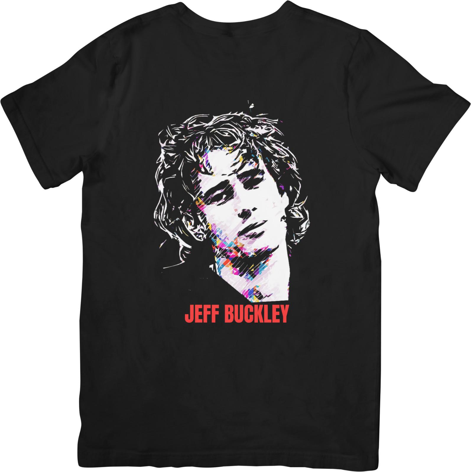 

Jeff Buckley Music Unisex Fit for Men Women Quality Cotton T-Shirt Black S