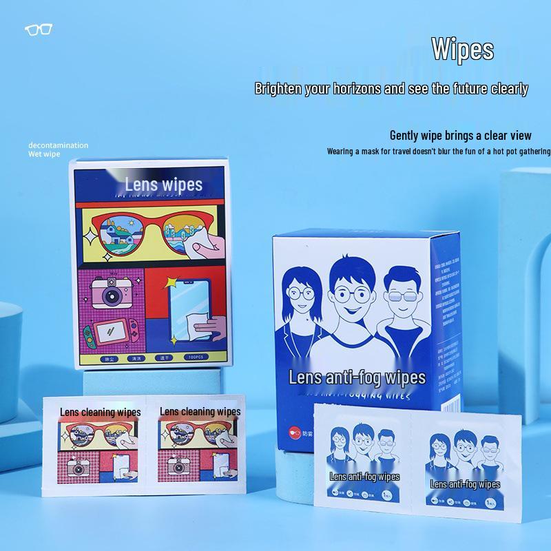 Engångs Anti-im Lins- och Spegelrengöringsservetter