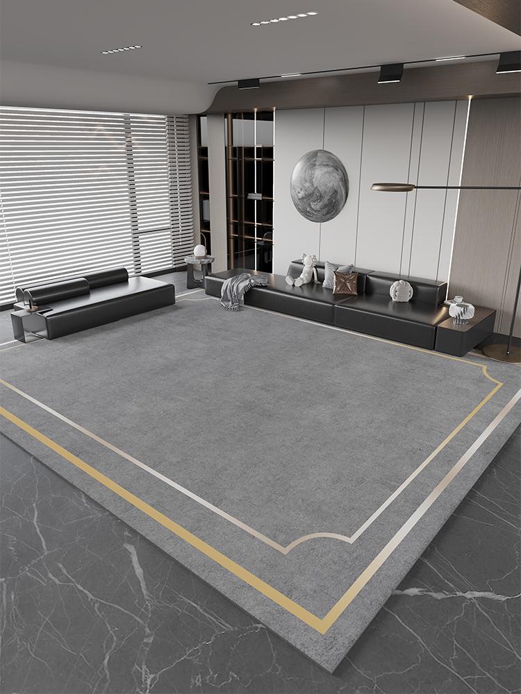 Light Luxury Study Rug Large Area Nordic Style Carpets for Living Room Minimalist Bedroom Decor Bedside Carpet Home Washable Mat