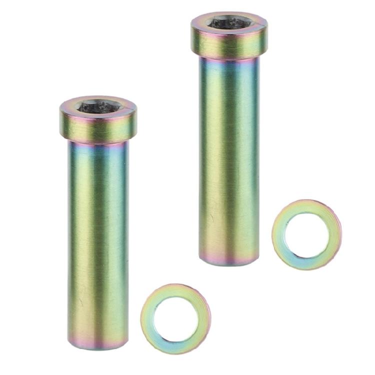 2Pcs Road Bike C Clamp Fixed Nut Replacement Bike C Clamp Fixed Nut Bicycles Brake Calipers Nut Easy To Use