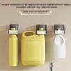 2Pcs Punch-Free Shower Gel Bottle Rack Wall Mounted Adjustable Storage Rack Shampoo Bottle Dispenser