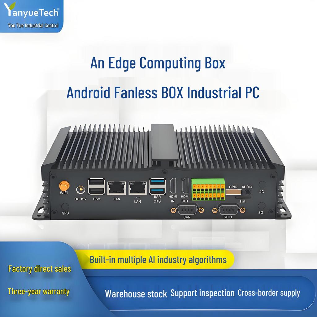 Yanyue AI Edge Computing Fanless Industrial Control Box RK3588