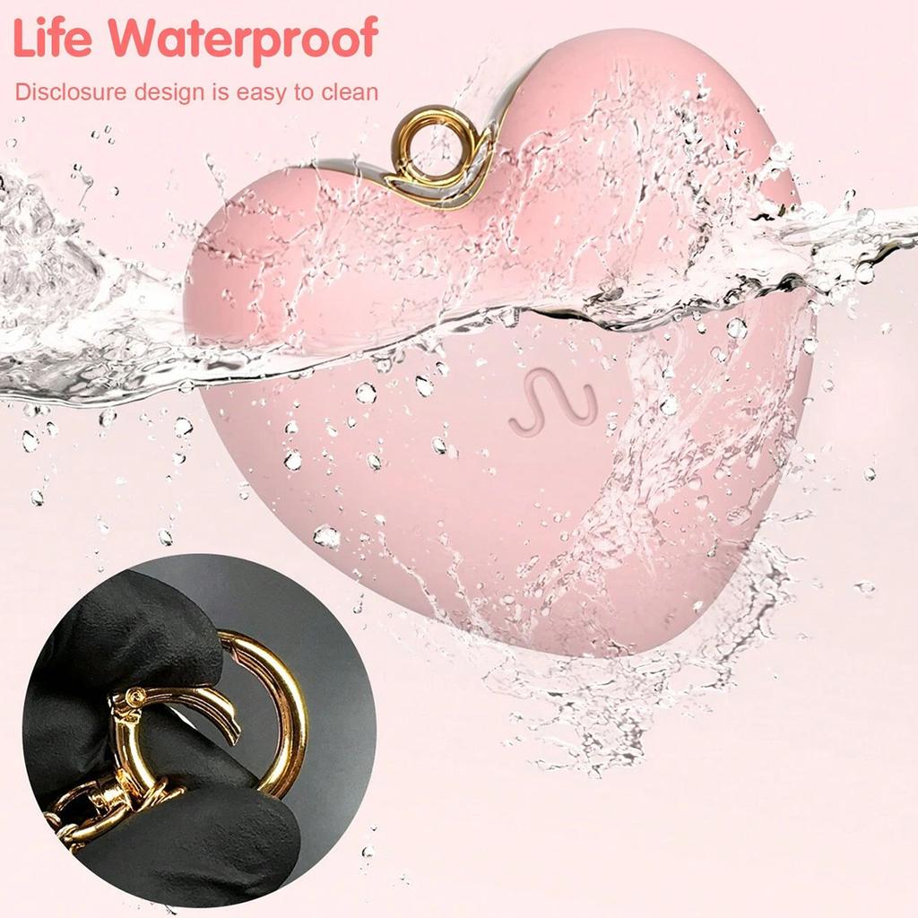 Compact Female Vibrator with App Control Has 9 Vibration Modes Mini Clitoral Stimulator G-spot Vaginal Stimulator Couple Decorative Vibrator Pendant