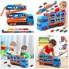 Childrens Large Track Car Set With Collapsible Metal Vehicles For Indoor Play And Development