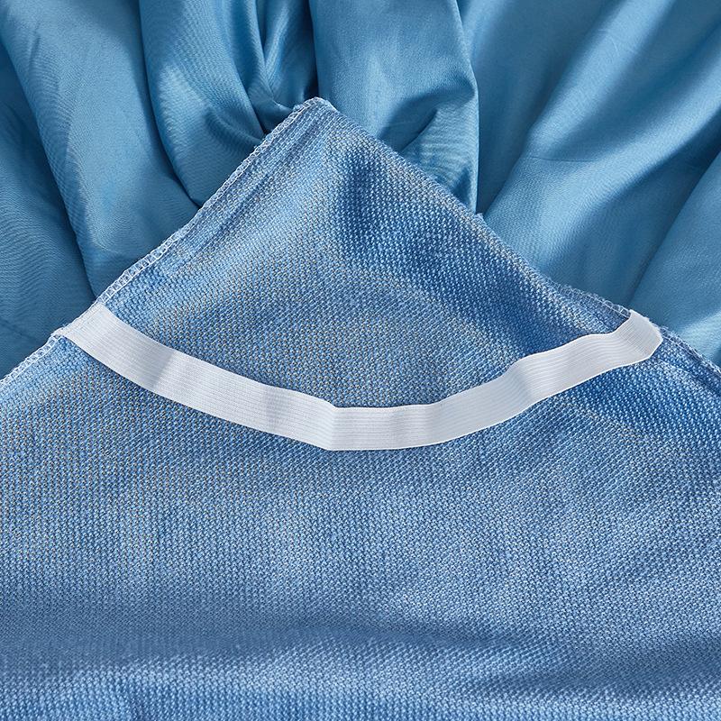Taffeta Bed Skirt (three-piece Set) Plush and Thick Solid Color Bedspread Baby Velvet Milk Velvet Sheets Mattress Cover Pillowcase
