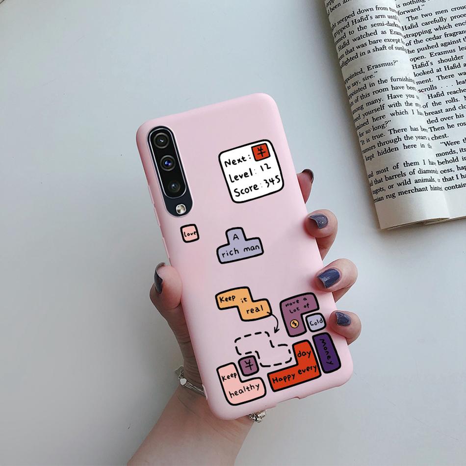 Love Heart Case For Samsung Galaxy A20 A30 A40 A50 A70 A20E Silicone Case Cute Cat Cactus Phone Cover Galaxy A20S A30S A50S Case