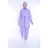 Black Lycra Headscarf 4 Piece Fully Covered Water Repellent Quick Drying Zippered Hijab Swimsuit