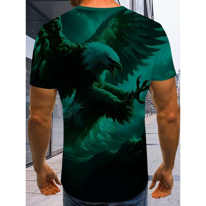 Men'S Summer 3D Digital Print T-Shirt Trendy
