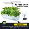 Hydroponisches Anbausystem für den Garten, 12 Pods, Kräutergarten-Set für den Innenbereich, mit Vollspektrum-LED-Wachstumslichtern, Timer, Pflanzenkeimungsset