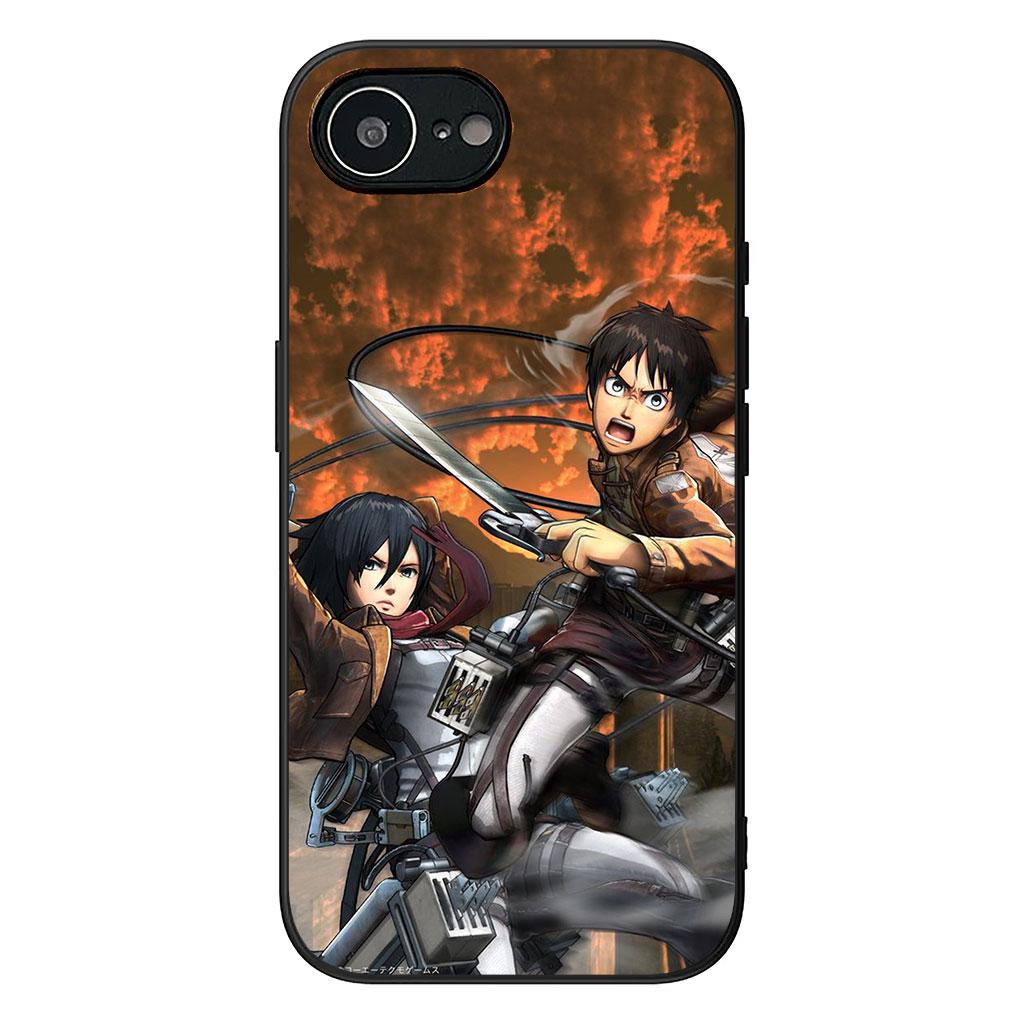 For Samsung Galaxy A36 A17 A26 A07 A35 A54 A53 A13 A33 A34 S8 S9 S20 S21 FE S10 Plus Case Levi Attacks Jaeger On Titan Eren
