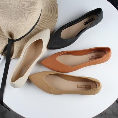 Mode Spitzsandalen Neue Sommer Mode Flache Sohle Flacher Ausschnitt Einfarbig Einzeln Lässiger Schuh Frau Designerschuhe