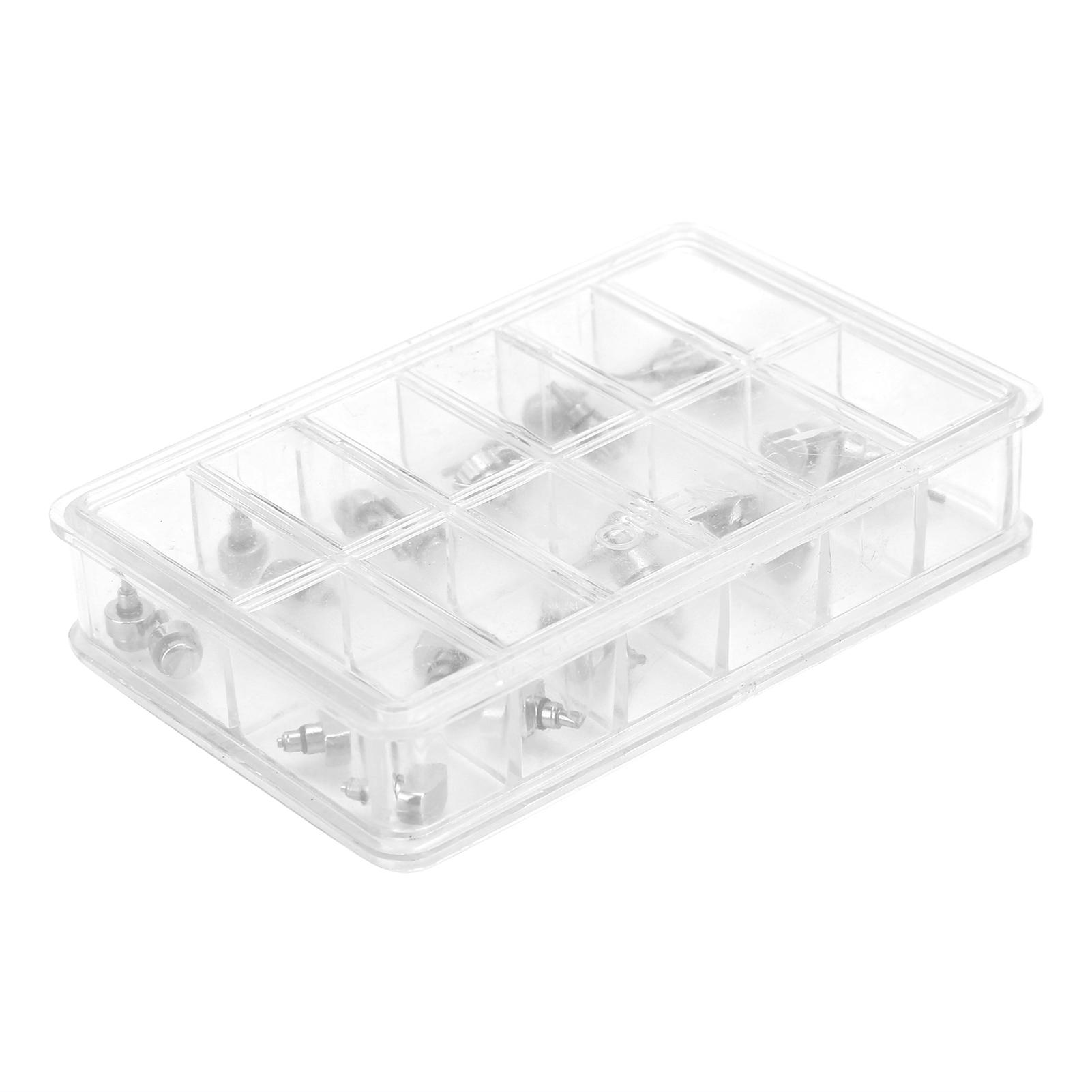 

Коробка на 12 ячеек Часы из нержавеющей стали Кнопка пуш-пресс Инструмент для ремонта часов Аксессуар