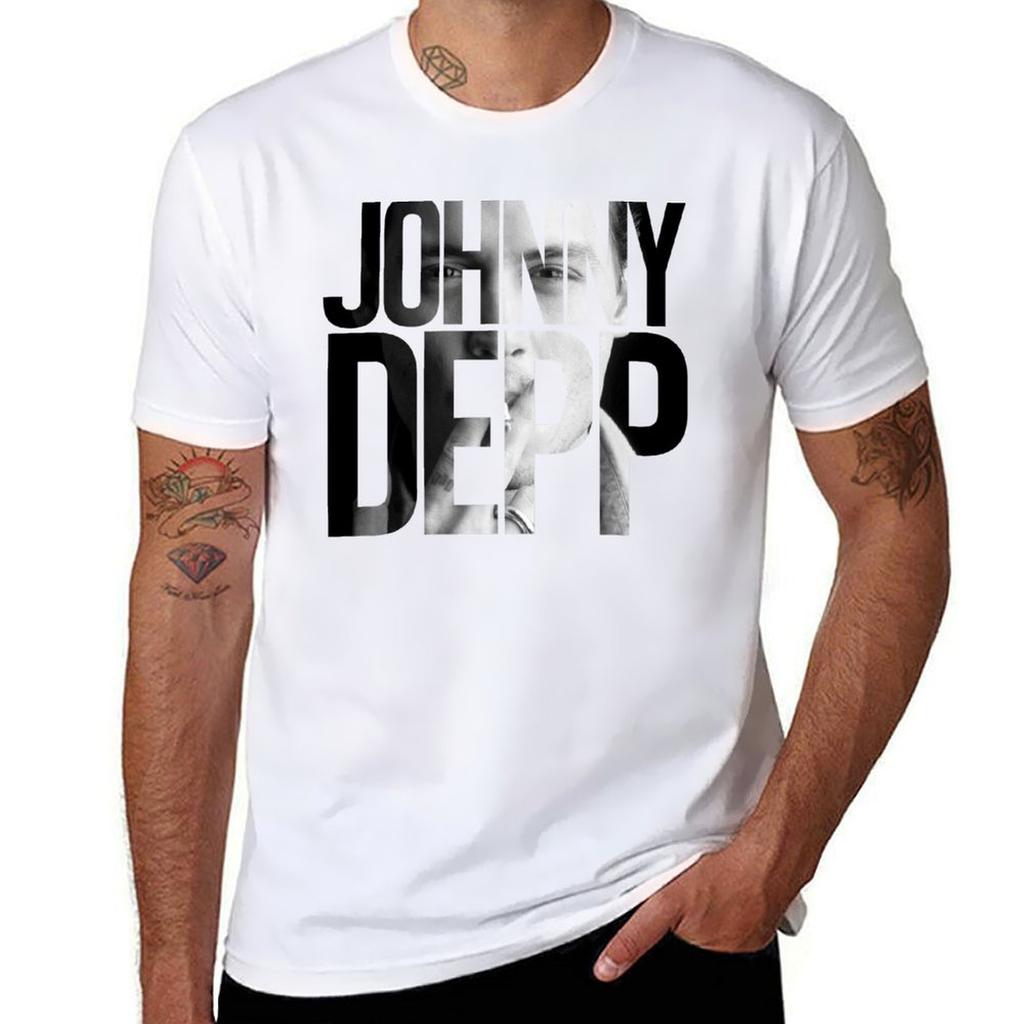 Johnny Depp T-Shirt Minimal Art Print T-Shirt