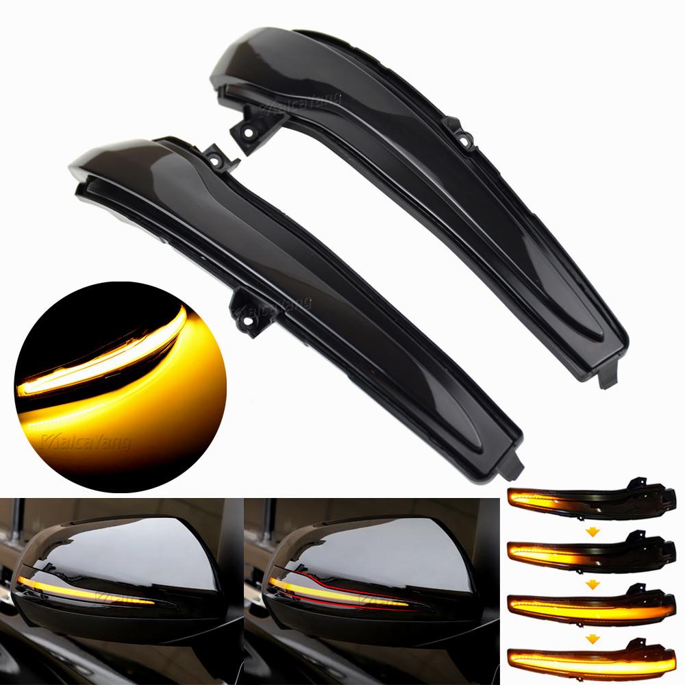 For Mercedes Benz C E S GLC W205 X253 W213 W222 V Class W447 Dynamic Turn Signal Blinker Sequential Side Mirror Indicator Light