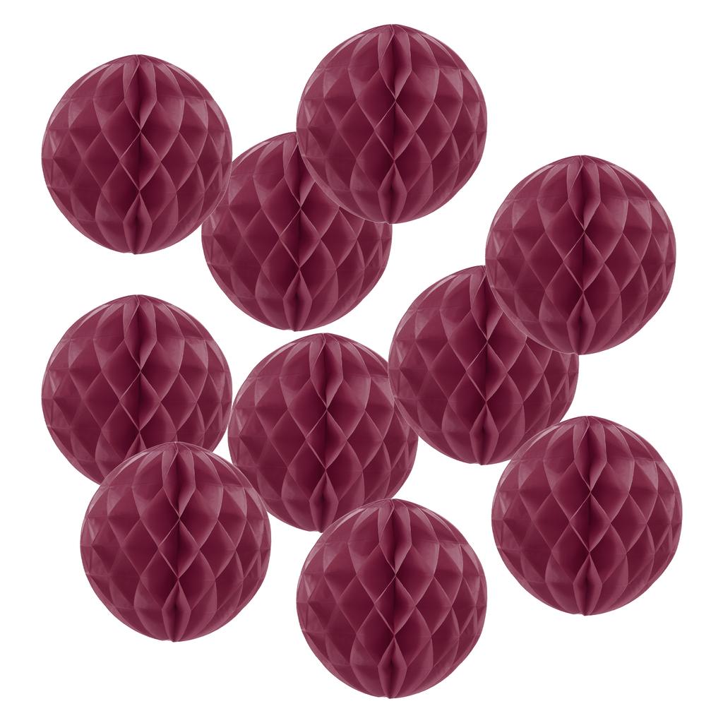 10pcs Tissue Paper Pom Poms Flower Balls Party Hanging Paper Flower Balls Decoration for Birthday Wedding Home Backdrop Decor