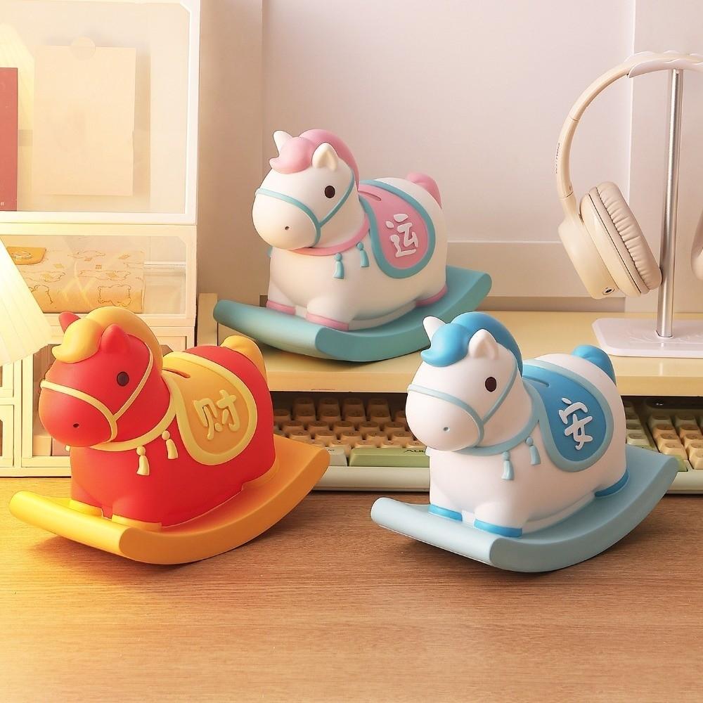 Decorative Cartoon Horse Money Boxes Savings Tank Horse Piggy Bank Ornament  Home Decoration