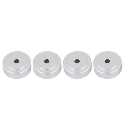 4 STÜCKE 20*8mm Aluminiumlegierung Verstärker Füße Stoßdämpfer Verstärker Pads Füße