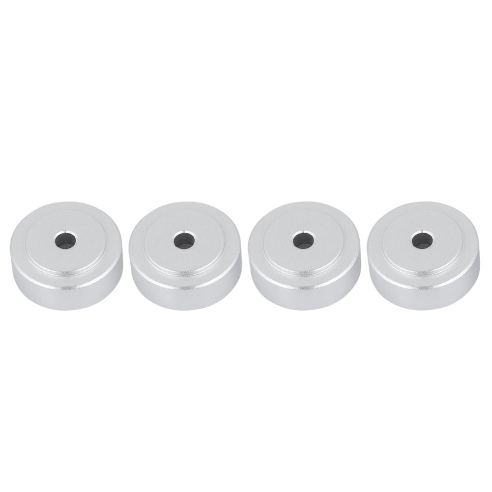 4PCS 20*8mm Aluminum Alloy Amplifier Feet Shock Absorber Amplifier Pads Feet