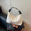 Bow Polka Dot Underarm Bag Women's New Niche Portable Shoulder Bag Fashionable Versatile Messenger Bag