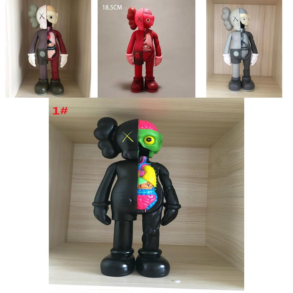 Kaws Companion Flayed Open Dissected Bff 8" Pvc Verzamelbaar Ornament Mannelijke Figuur