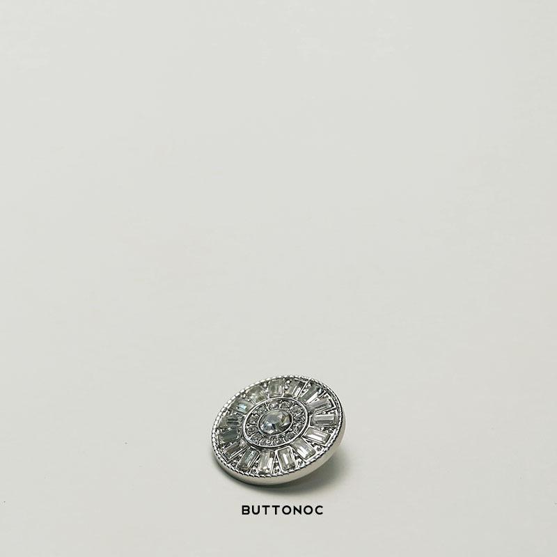 Xiaoxiangfeng Metallgürtel Diamantknopf Anzug Zierknopf Jacke Doppelseitiger Nylon Pelzmantel Knopf