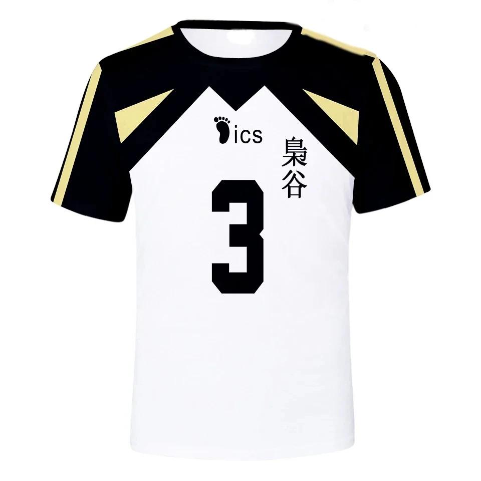 Anime Haikyuu Hinata Shoyo Karasuno Volleyball Sportswear Men's Comfortable T-shirt