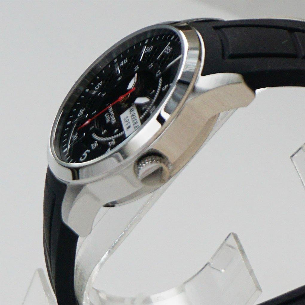 Aureol S.P.F.W. Solar Men's Watch SW-608M-01 Black